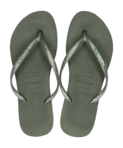 Havaianas Slim Logo Metallic slippers