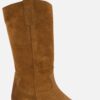 Aqa Cowboylaarzen cognac Suede