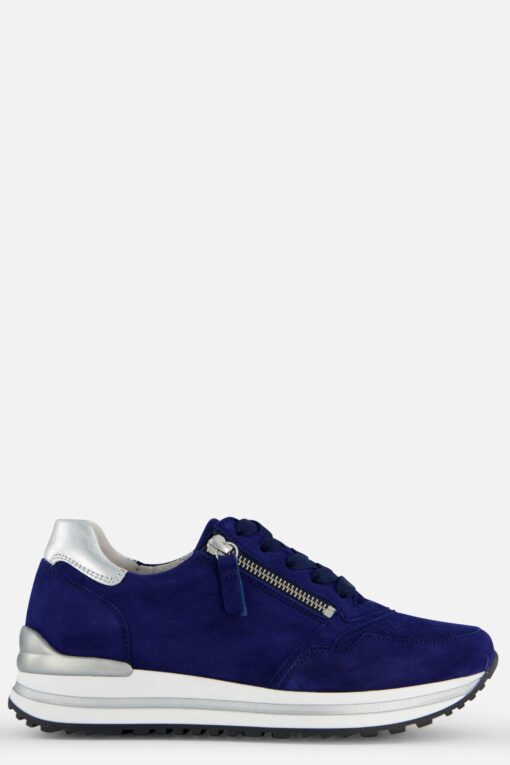 Gabor Sneakers blauw Suede