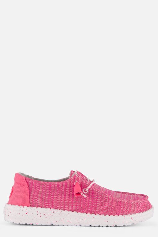 HEYDUDE Wendy Sport Mesh Instappers roze