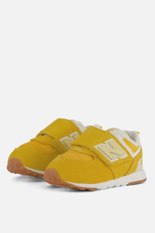 New Balance 574 Sneakers geel Leer