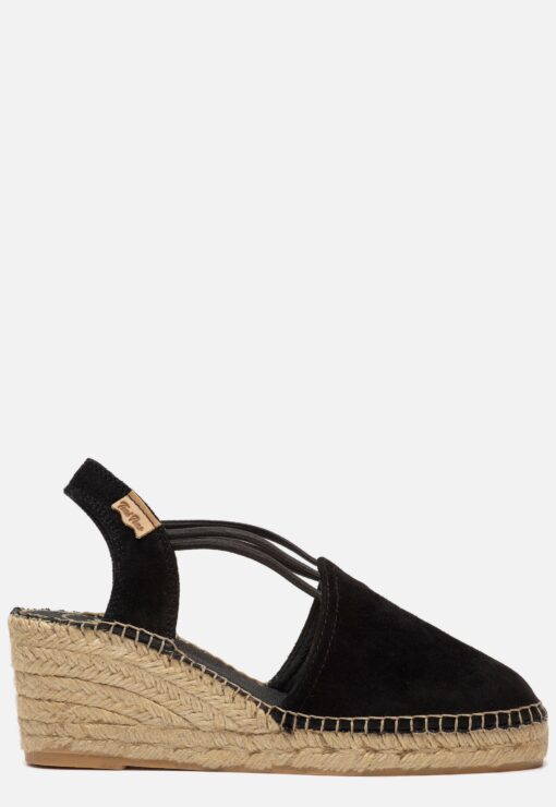 Toni Pons Tremp Espadrilles zwart Suede