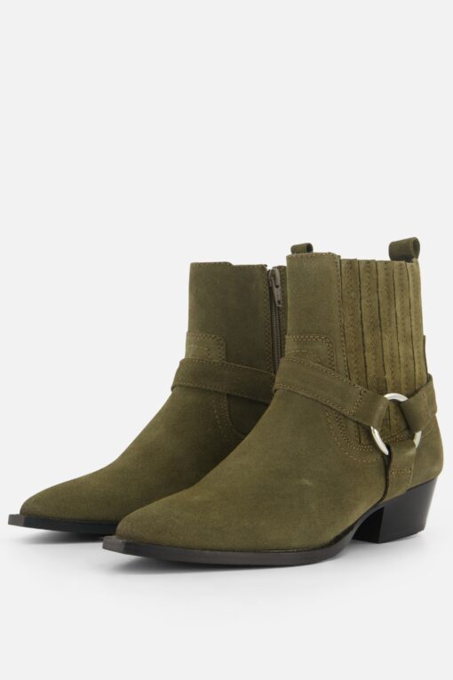 Cellini Cowboylaarzen groen Suede