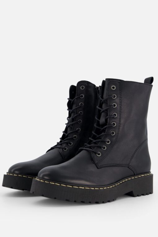 Cellini Veterboots zwart Leer