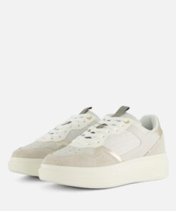 Cruyff Pace Court Sneakers beige Textiel