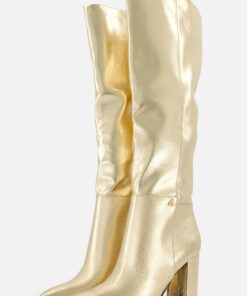 Mexx XX Anouk Krystal Metallic Hoge laarzen goud