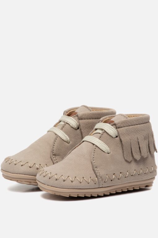 Shoesme Babyschoenen taupe Leer