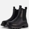 Tamaris Chelsea boots zwart Leer