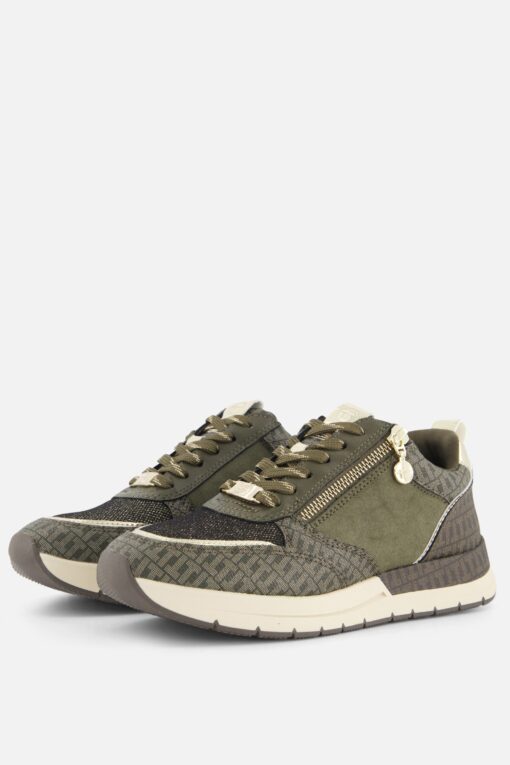 Tamaris Sneakers groen Synthetisch