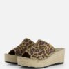 Toni Pons Ivori Leopard Espadrilles bruin Leer