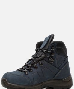 Grisport Utah Mid wandelschoenen blauw Leer