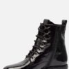 Linea Zeta Veterboots zwart Lak