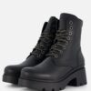 Panama Jack Porty B1 Veterboots zwart Leer