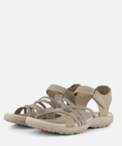 Skechers Reggae Slim Sandalen beige Textiel