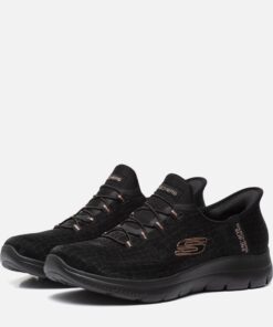 Skechers Slip-Ins Summits Instappers zwart