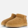 Warmbat Durack Enkellaarsjes cognac Suede