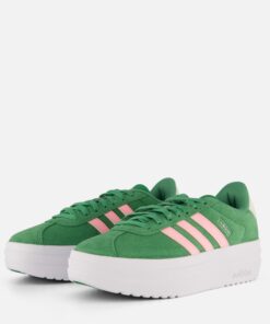 Adidas VL Court Bold Sneakers groen Leer