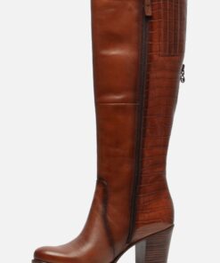 Ann Rocks overknee stretch boot zwart