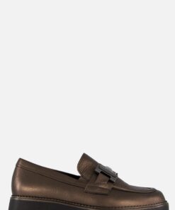 Gabor Loafers grijs Leer