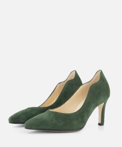 Gabor Pumps groen Suede