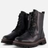 Marco Tozzi Veterboots zwart Synthetisch