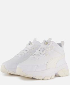 Puma Cassia Via Mid Sneakers wit Syntheitsch