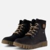 Rieker Tex Veterboots zwart Synthetisch