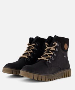 Rieker Tex Veterboots zwart Synthetisch