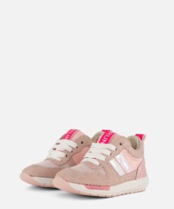 Shoesme Run Flex Sneakers roze Leer