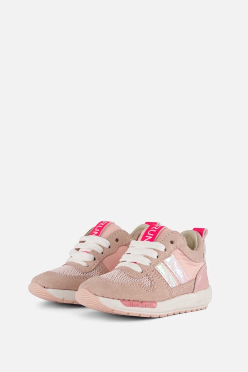 Shoesme Run Flex Sneakers roze Leer