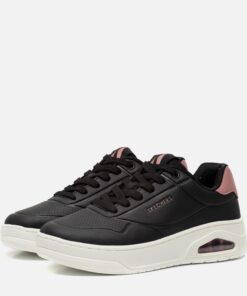 Skechers Uno Court Sneakers zwart Synthetisch