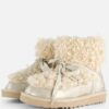 Supercracks Snowboots beige Textiel