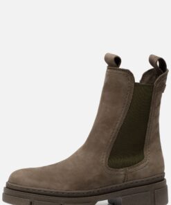 Tamaris Chelsea boots groen Leer 182109