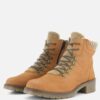 Feyn Joanne Veterboots bruin Leer