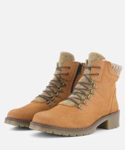 Feyn Joanne Veterboots bruin Leer