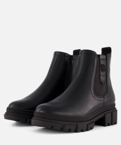 S.Oliver Chelsea boots zwart Synthetisch