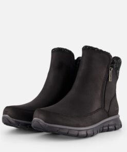 Skechers Synergy zip boots zwart