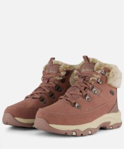 Skechers Trego Veterboots roze Suede