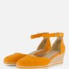 Tamaris Espadrilles oranje Leer