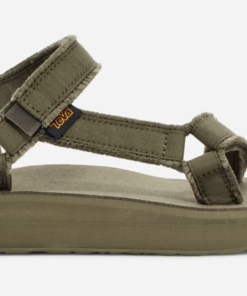 Teva Midform Universal Canvas Sandalen in Olive voor Dames