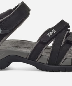 Teva Tirra Leather Sandalen in Black voor Dames