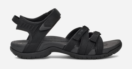 Teva Tirra Sandalen in Black/Black voor Dames