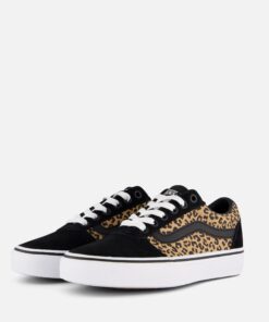 Vans Ward Cheetah Sneakers zwart Canvas