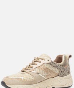 Ann Rocks Sneakers beige Leer 102501