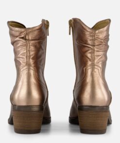 Aqa Cowboylaarzen metallic Leer