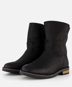 Aqa Laarzen zwart Nubuck