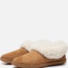 Cozy Campfire Pantoffels cognac Suede