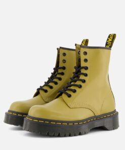 Dr. Martens Veterboots groen Leer