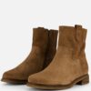 Gabor Enkellaarsjes bruin Suede