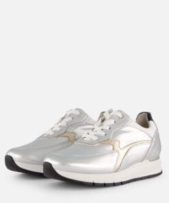 Gabor Sneakers zilver Synthetisch